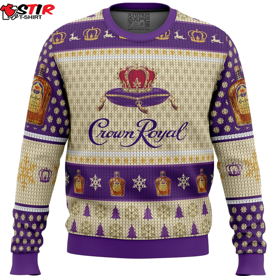 Crown Royal Whiskey Ugly Christmas Sweater Stirtshirt