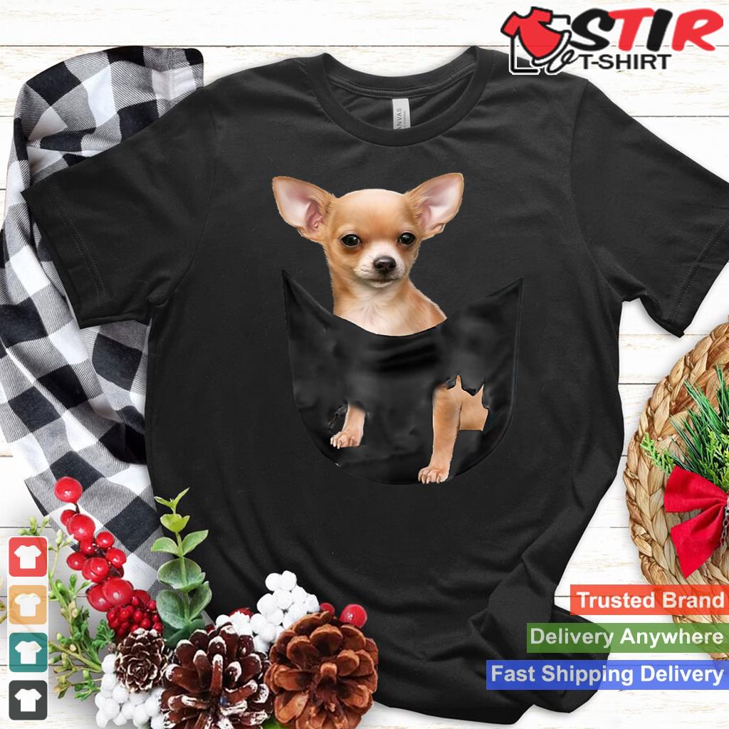 Cute Chihuahua In Your Pocket Christmas T Shirt