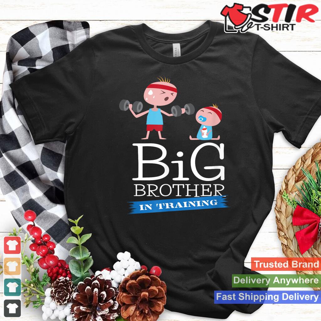 Cute Toddler Big Brother In Training Funny Shirt For Boys