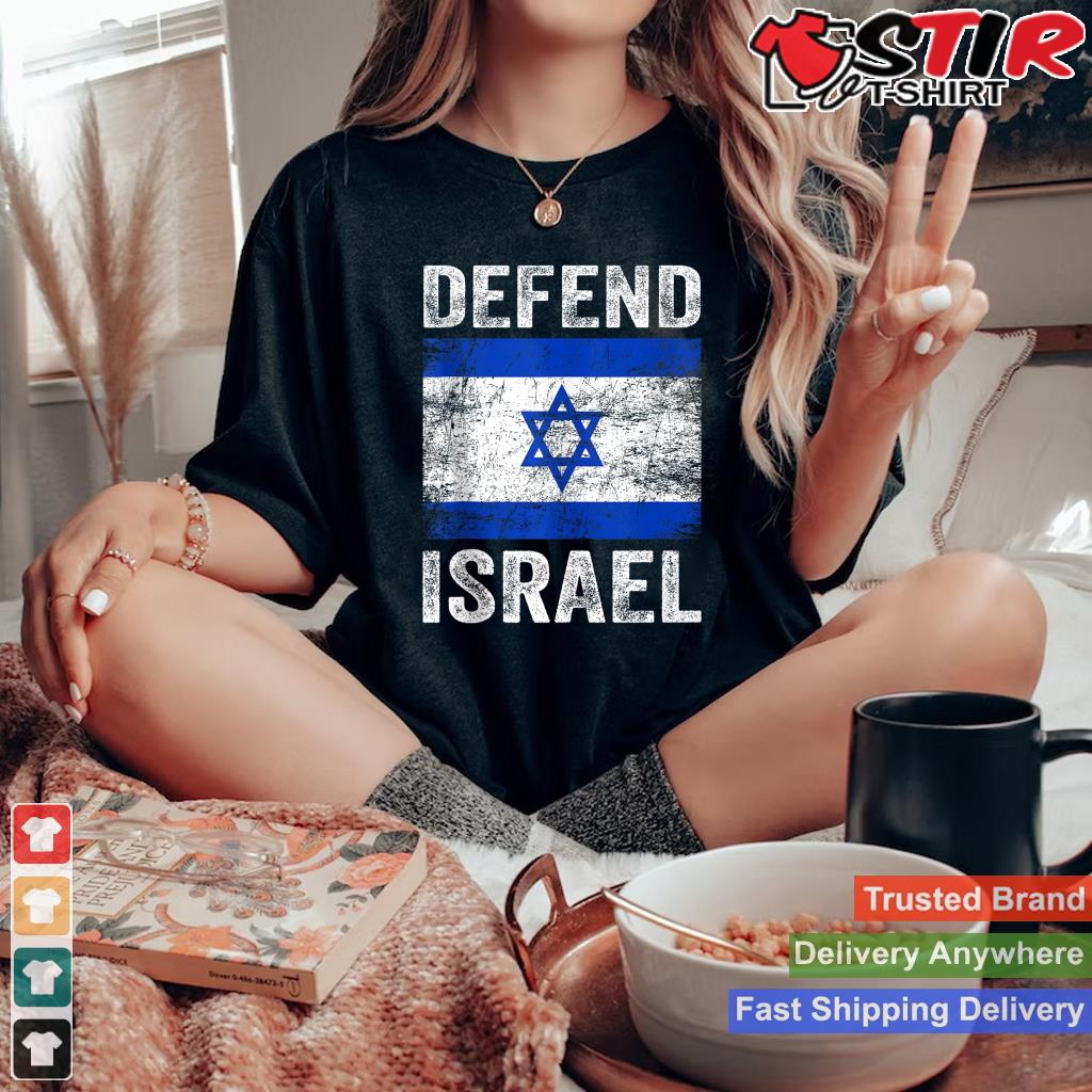Defend Israel Support Israel I Stand With Israel Israel Flag Tank Top