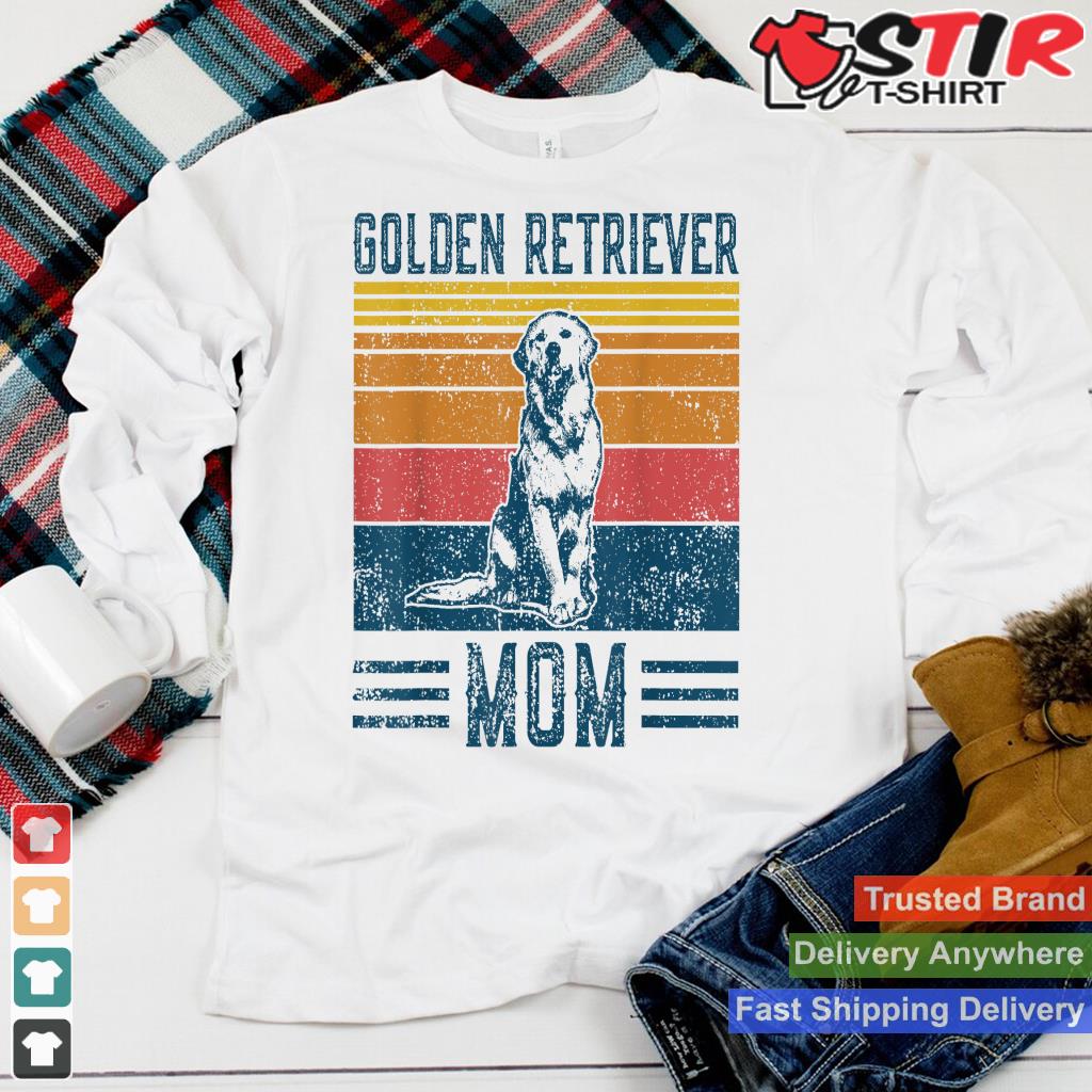 Dog Golden Retriever Mom   Vintage Golden Retriever Mom