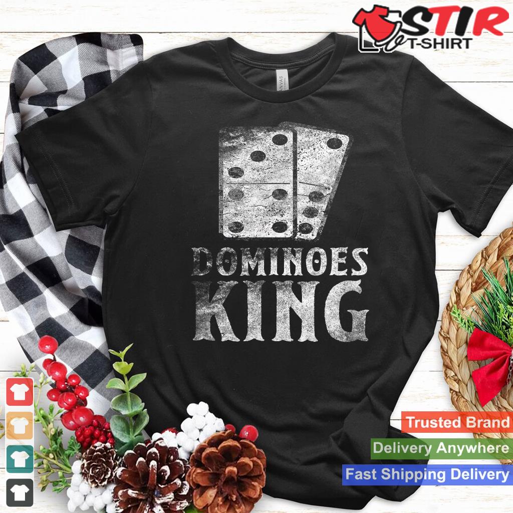 Dominoes King T Shirt Best Domino Player Gifts Tee Game