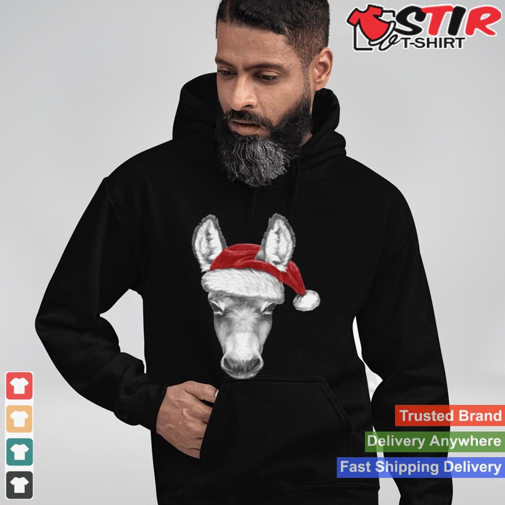 Donkey Christmas Shirt Shirt Hoodie Sweater Long Sleeve