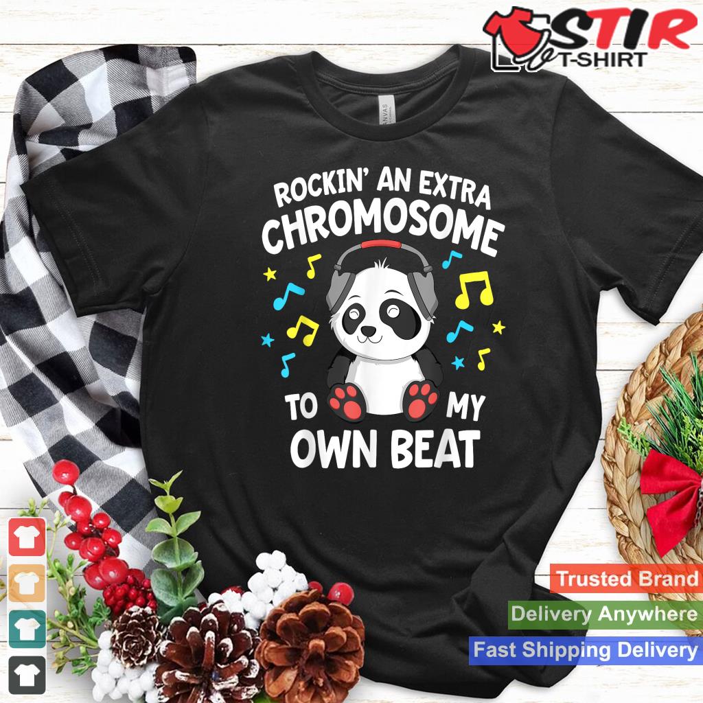 Down Syndrome Shirts Kids T21 Rockin' An Extra Chromosome