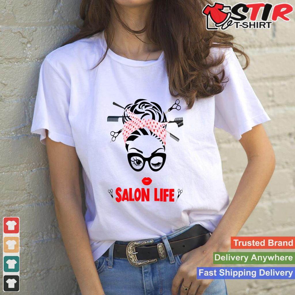 Dy Salon Life Messy Bun Girl Hairstylist Hairdresser