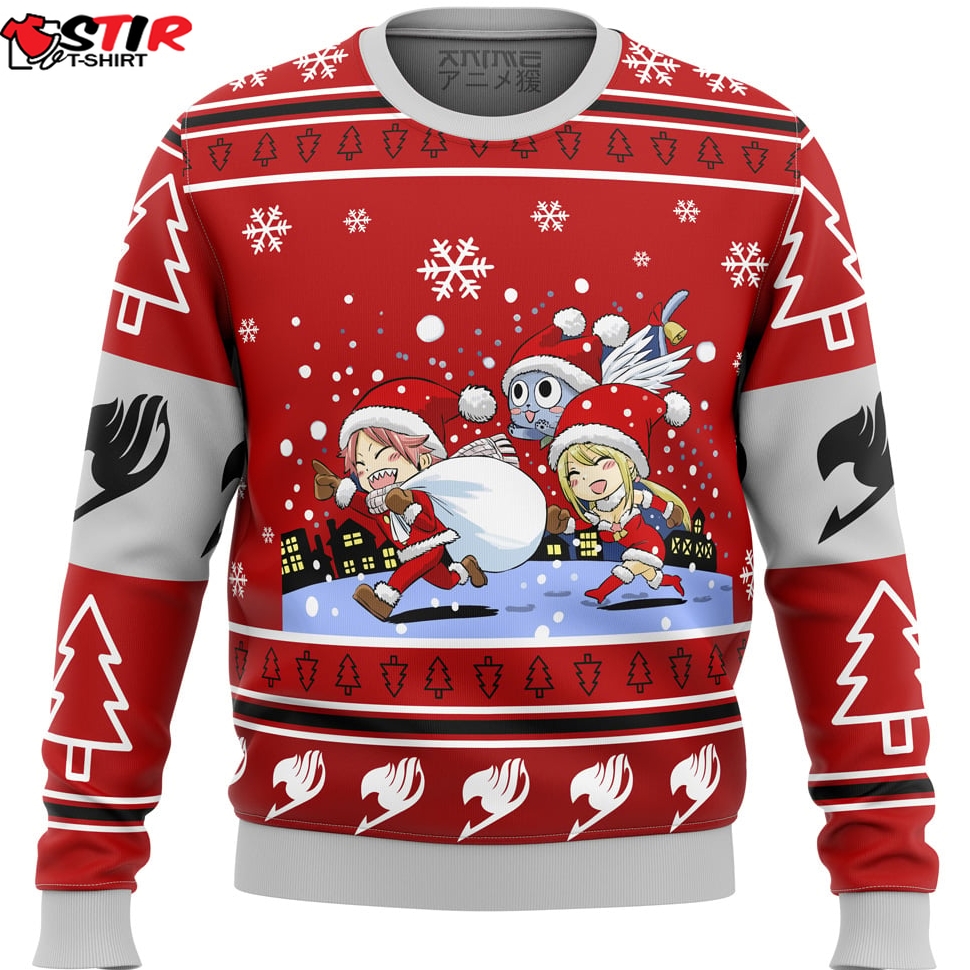 Fairy Tail Chibi Xmas Ugly Christmas Sweater Stirtshirt