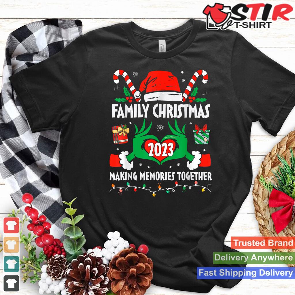 Family Christmas 2023 Funny Matching Squad Santa Elf Xmas TShirt Hoodie Sweater Long Sleeve
