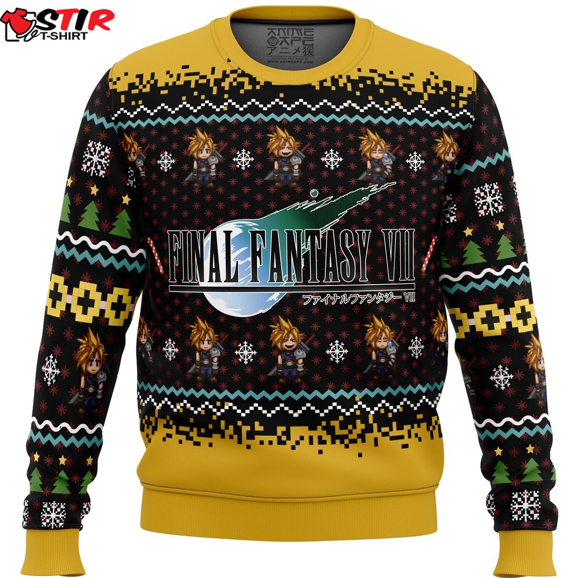 Final Fantasy Vii Ugly Christmas Sweater Stirtshirt