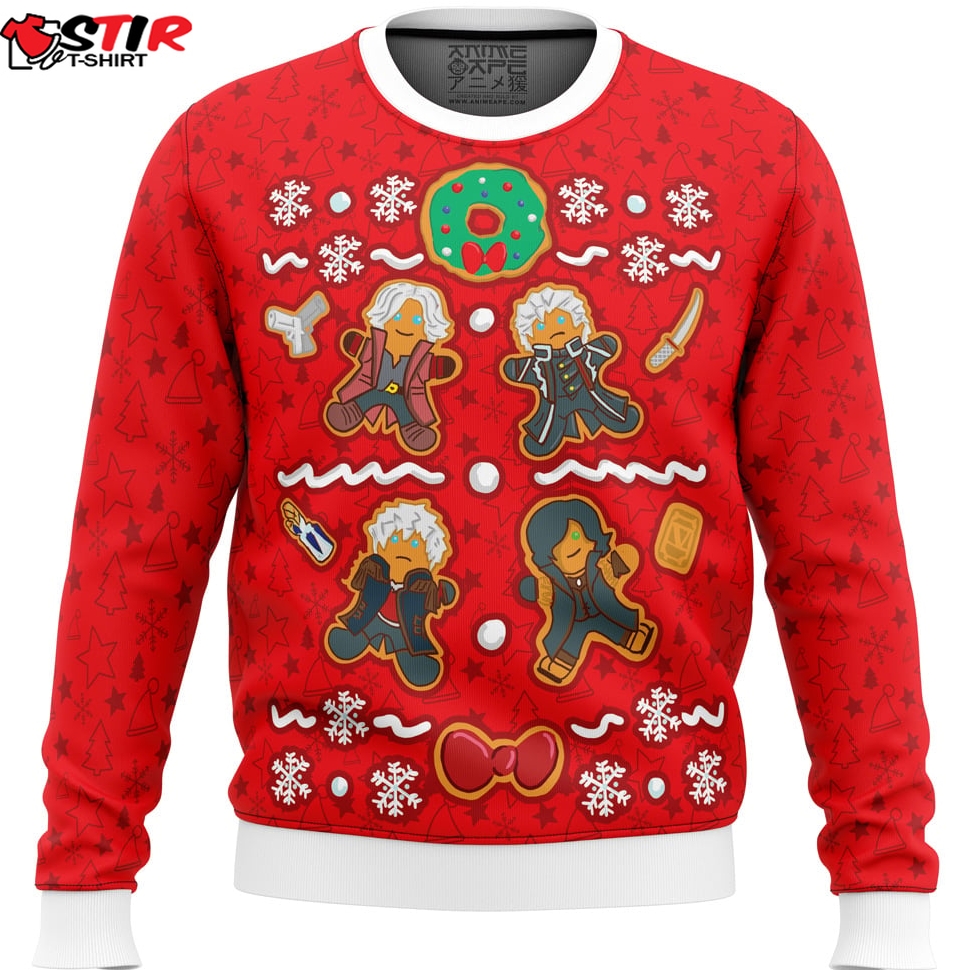Fresh Baked Devil Hunters Devil May Cry Ugly Christmas Sweater Stirtshirt