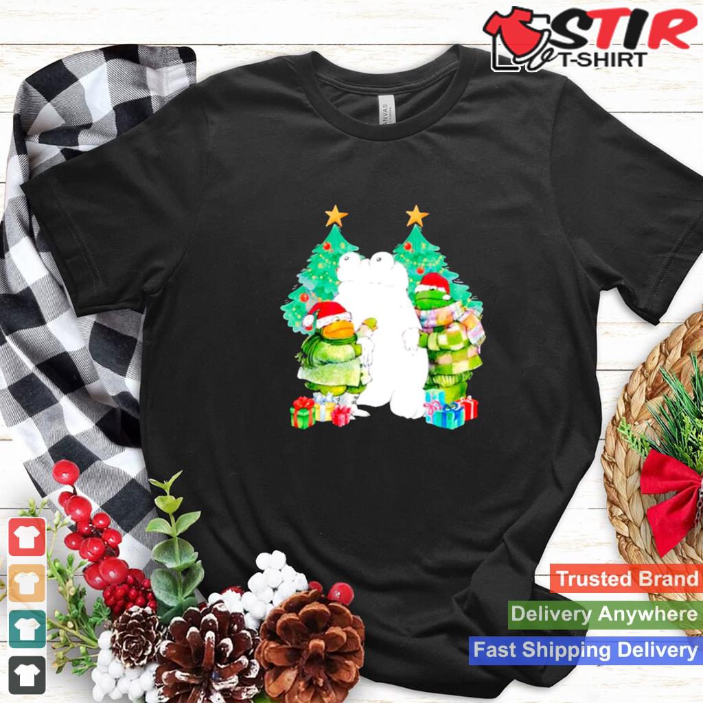 Frog And Toad Christmas Retro Shirt TShirt Hoodie Sweater Long