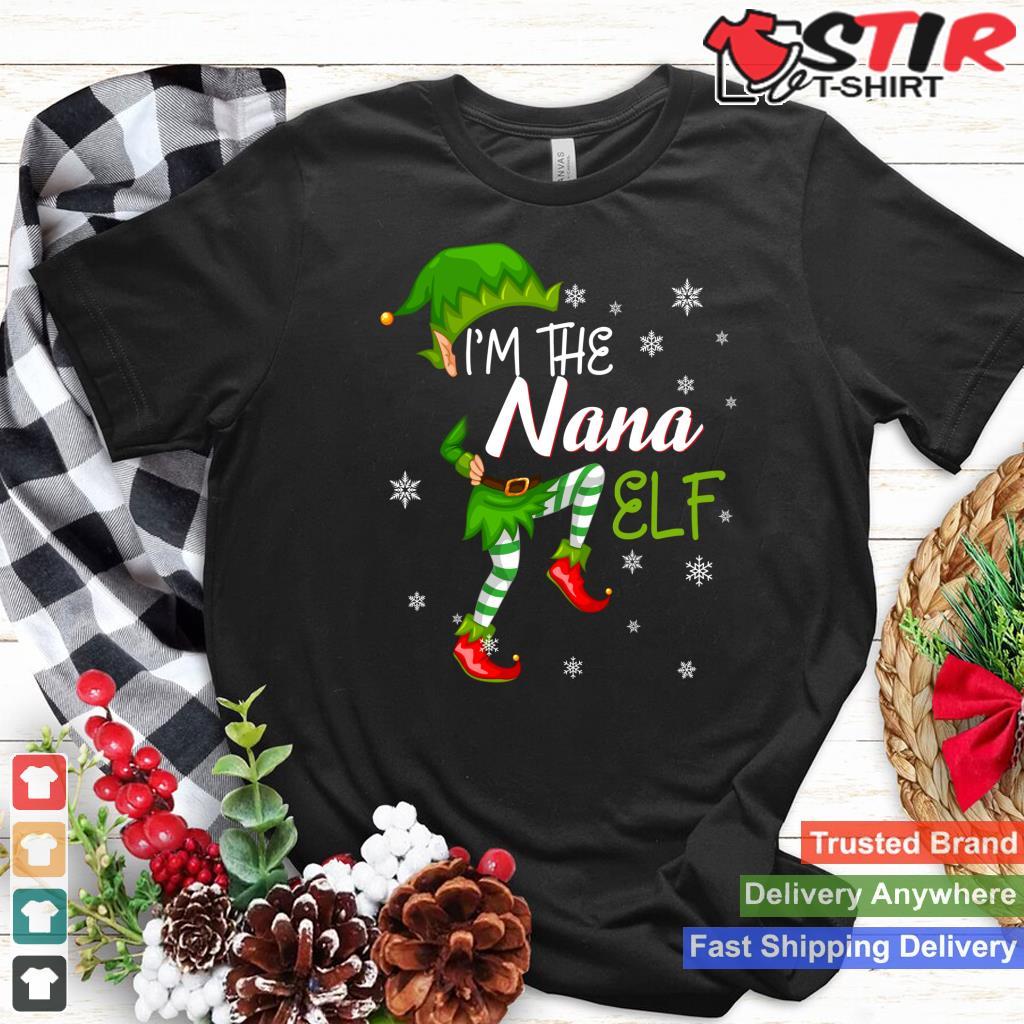 Funny Christmas Iu2019m The Nana Elf Long Sleeve_1