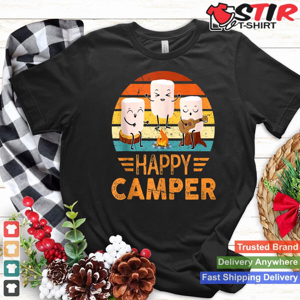 Funny Happy Marshmallow Camper Cute For Kids Women Men Tank Top