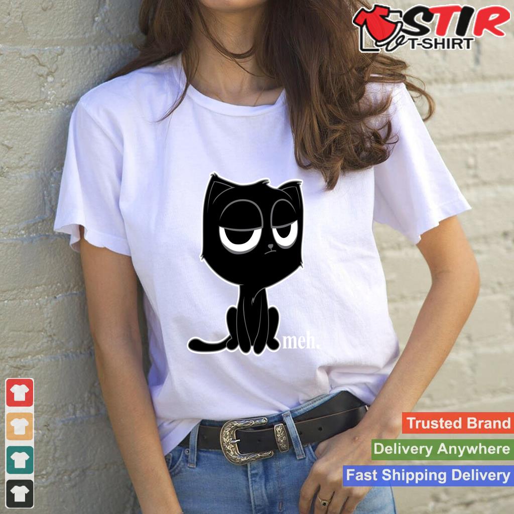 Funny Meh Cat Shirt   Unimpressed Cat Long Sleeve Shirt_1