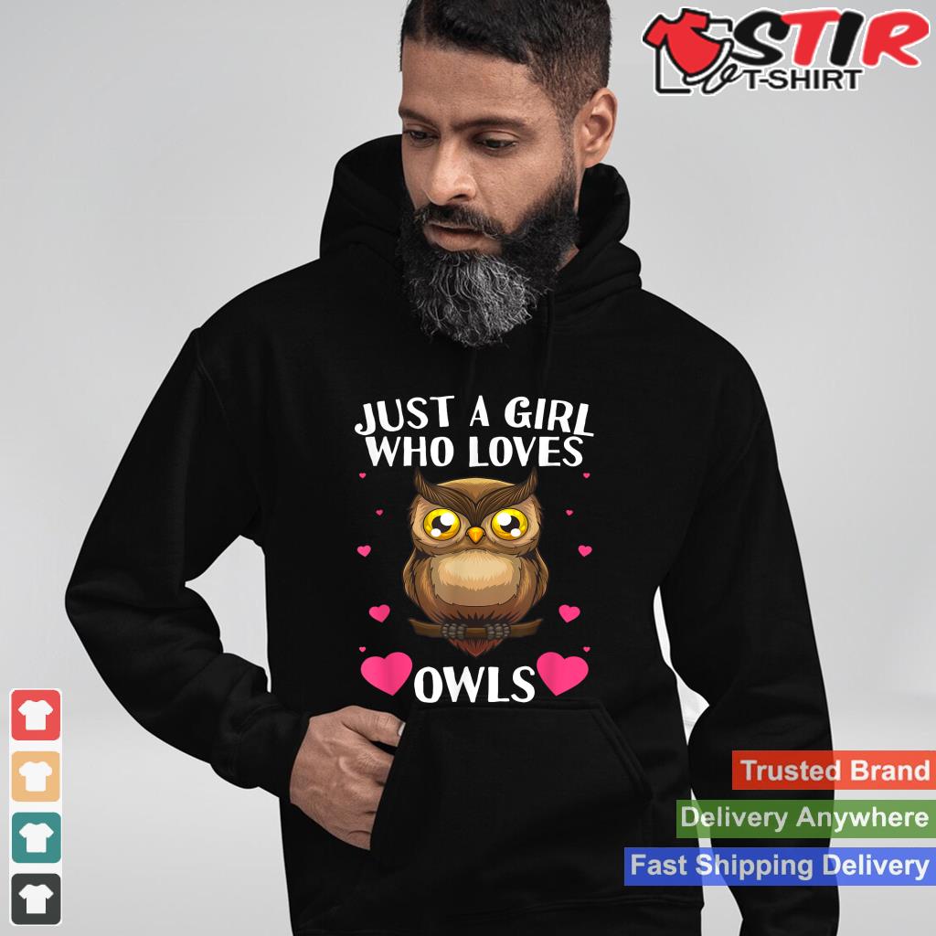 Funny Owl Design For Women Girls Nocturnal Bird Owl Lovers