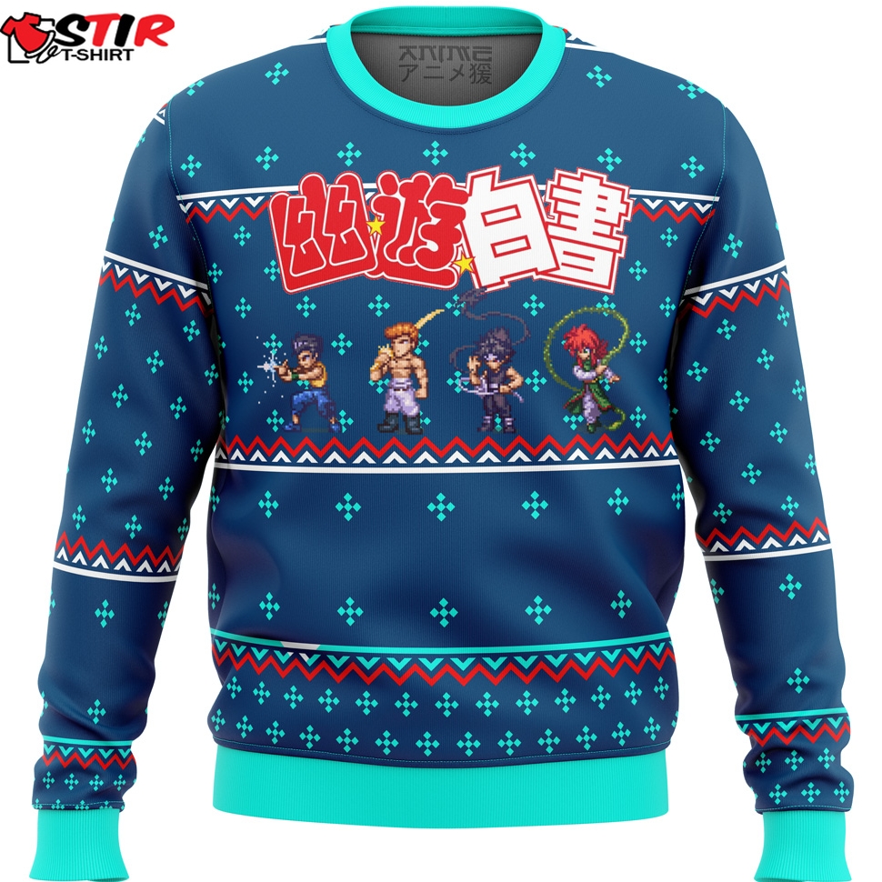 Ghost Fighter Yuyu Hakusho Ugly Christmas Sweater Stirtshirt