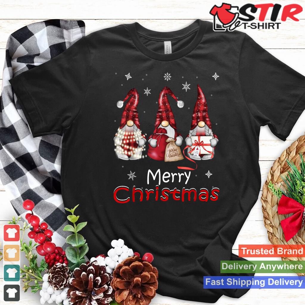 Gnome Family Christmas Shirts For Women Men   Buffalo Plaid TShirt Hoodie Sweater Long Sleeve