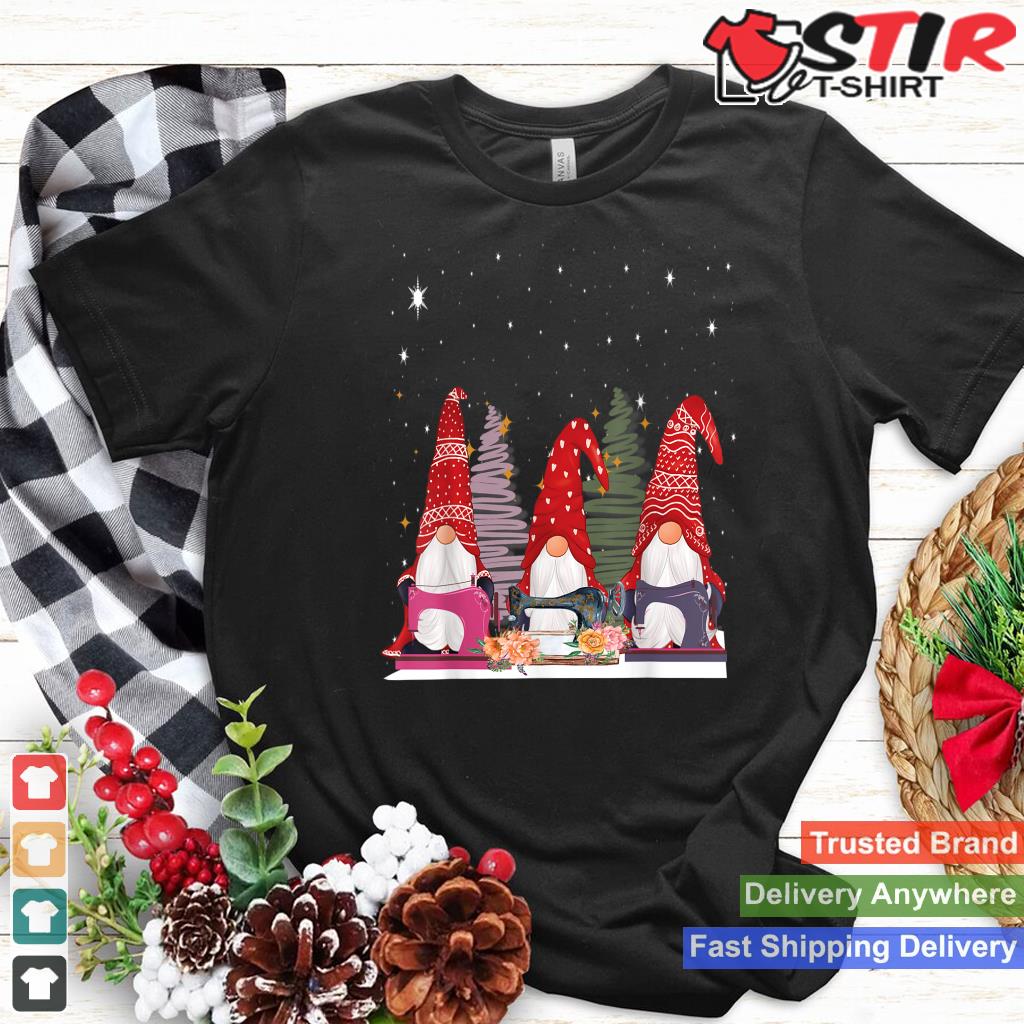 Gnomes Sewing And Quilting Quilters Sewers Christmas Lover