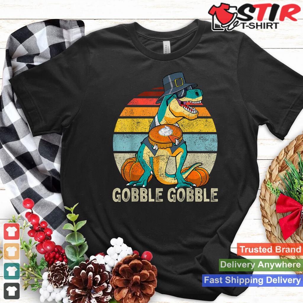 Gobble Gobble Thanksgiving Boys Dinosaur T Rex Kids Toddler