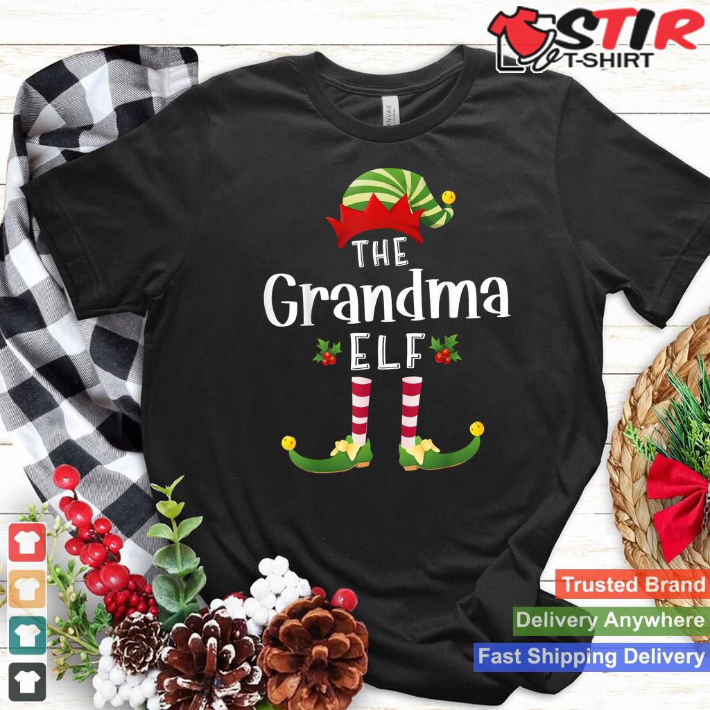 Grandma Christmas Elf Matching Pajama X Mas Party_1