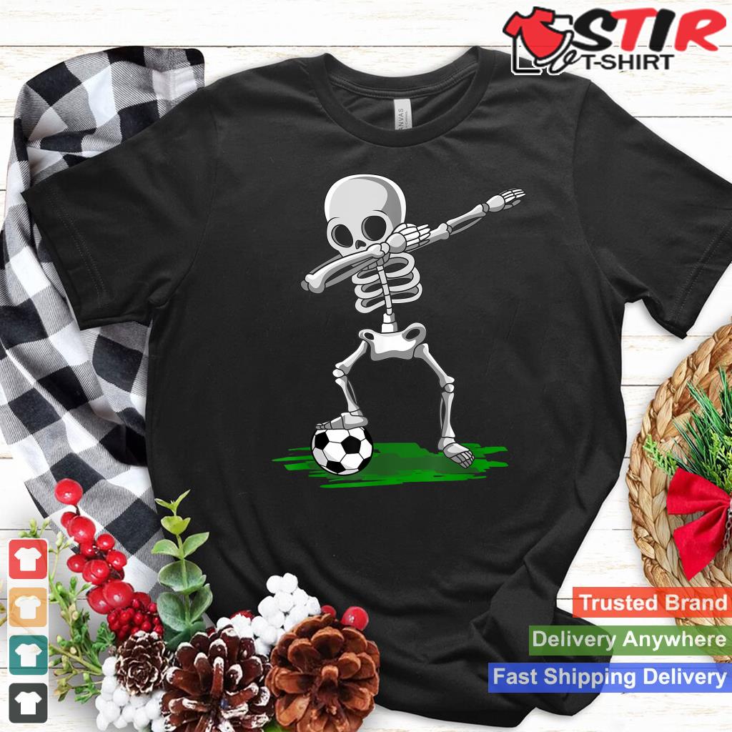 Halloween Soccer Shirt   Pirate Dabbing Skeleton Soccer Tee