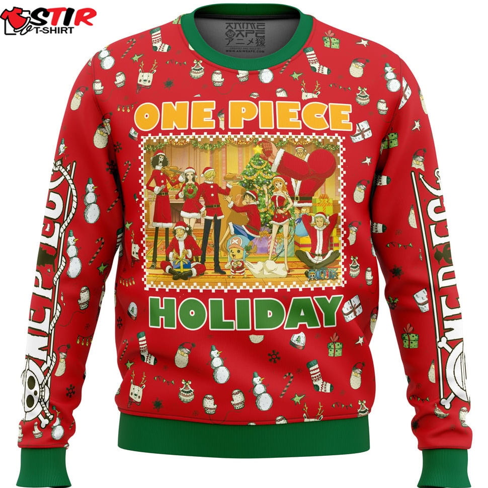 Happy Holidays One Piece Ugly Christmas Sweater Stirtshirt