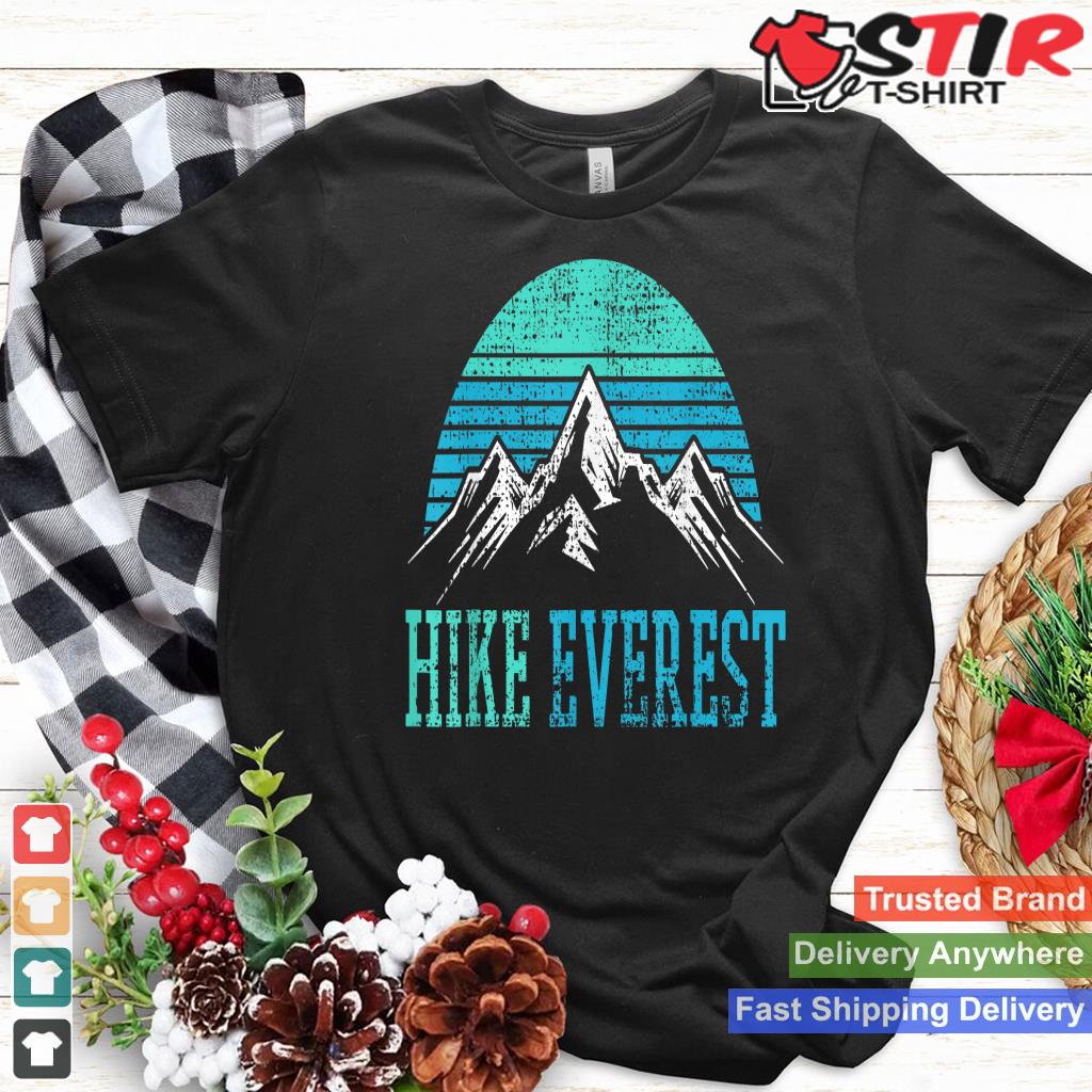 Hike Hiking Hiker Mountain Mount Everest Retro Vintage Gift