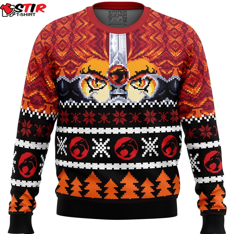 Ho Ho Hooo Holiday Thundercats Ugly Christmas Sweater Stirtshirt