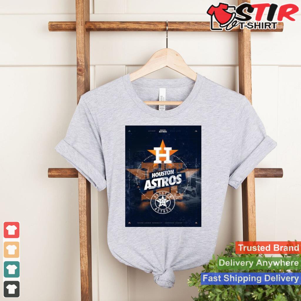 Houston Astros City Skyline Poster Shirt TShirt Hoodie Sweater Long