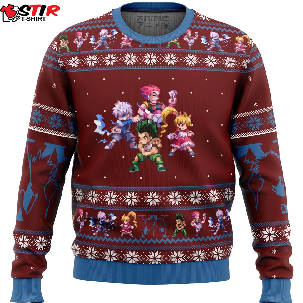 Hunter X Hunter Sprites Ugly Christmas Sweater Stirtshirt