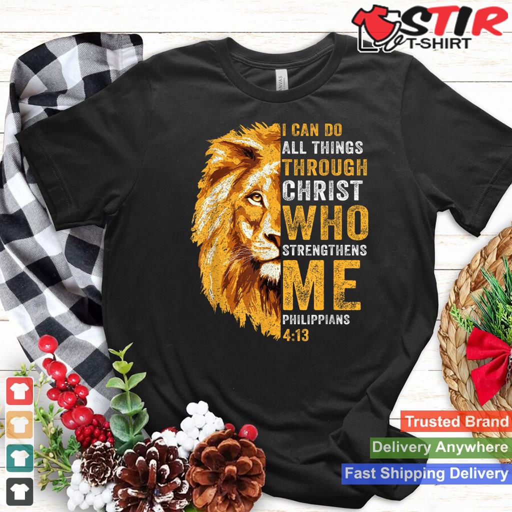 I Can Do All Things Through Christ Jesus Lion Christian Gift