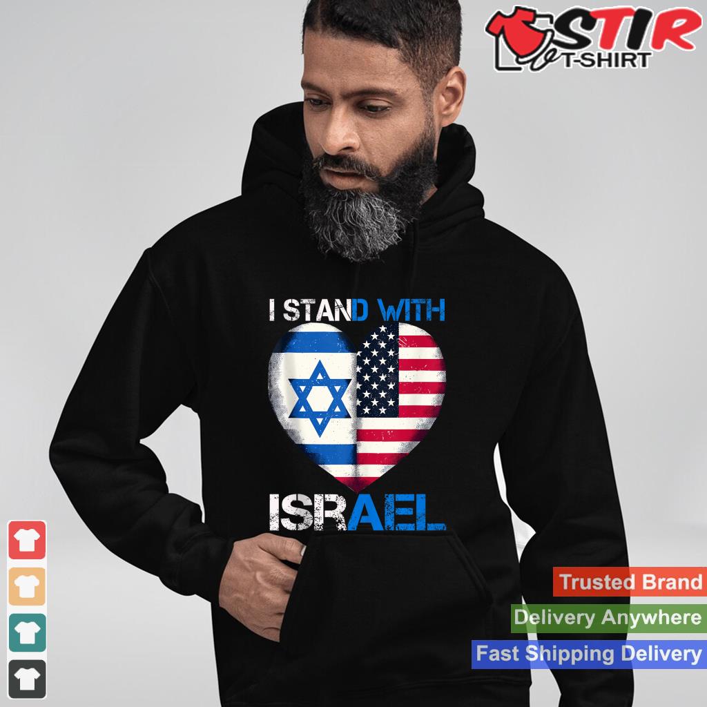 I Stand With Israel Us Support Love Israeli Brotherhood Flag Tank Top