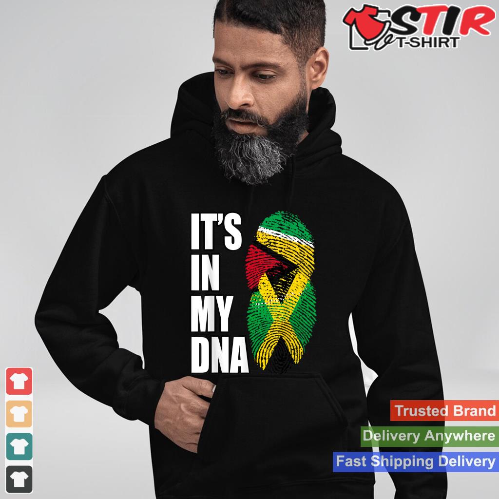 Jamaican And Guyanese Mix Dna Flag Heritage