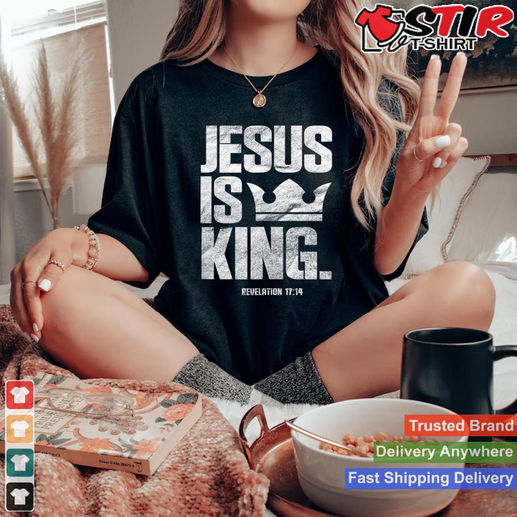 Jesus Is King ChristianBible Scripture Quote Tank Top_1