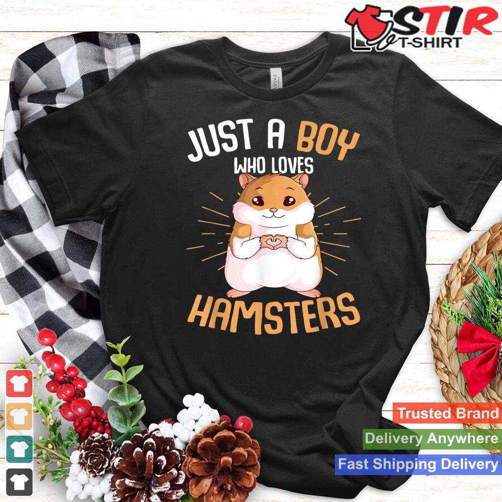 Just A Boy Who Loves Hamsters Hammy Boys Kids Hamster Lover_1