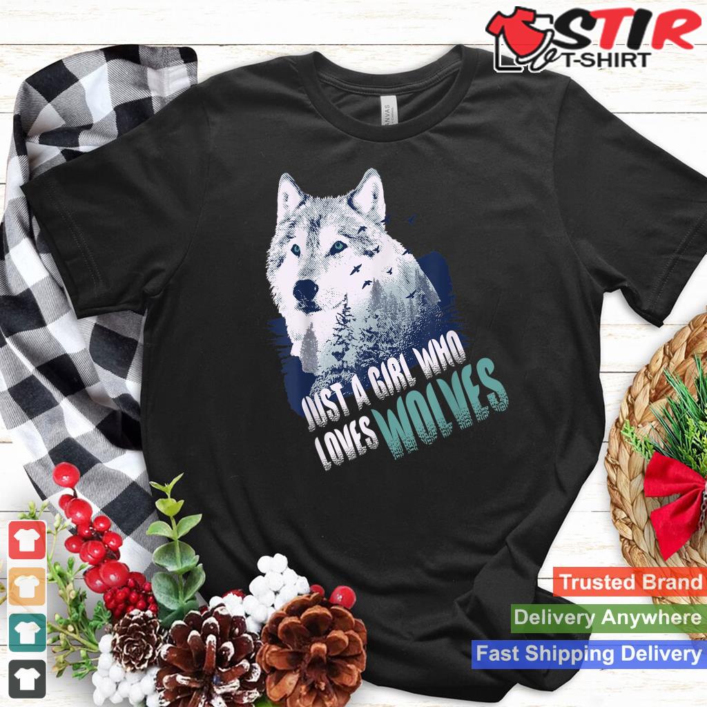 Just A Girl Who Loves Wolves  Cute Wolf Lover Gift