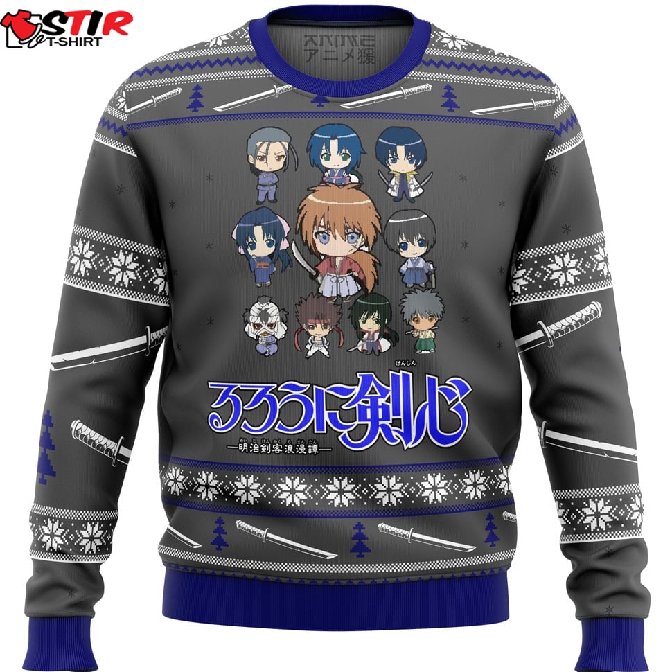 Kenshin Sprites Ugly Christmas Sweater Stirtshirt
