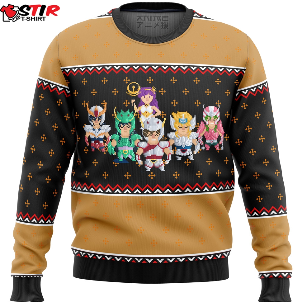 Knights Of The Zodiac St Seiya Ugly Christmas Sweater Stirtshirt