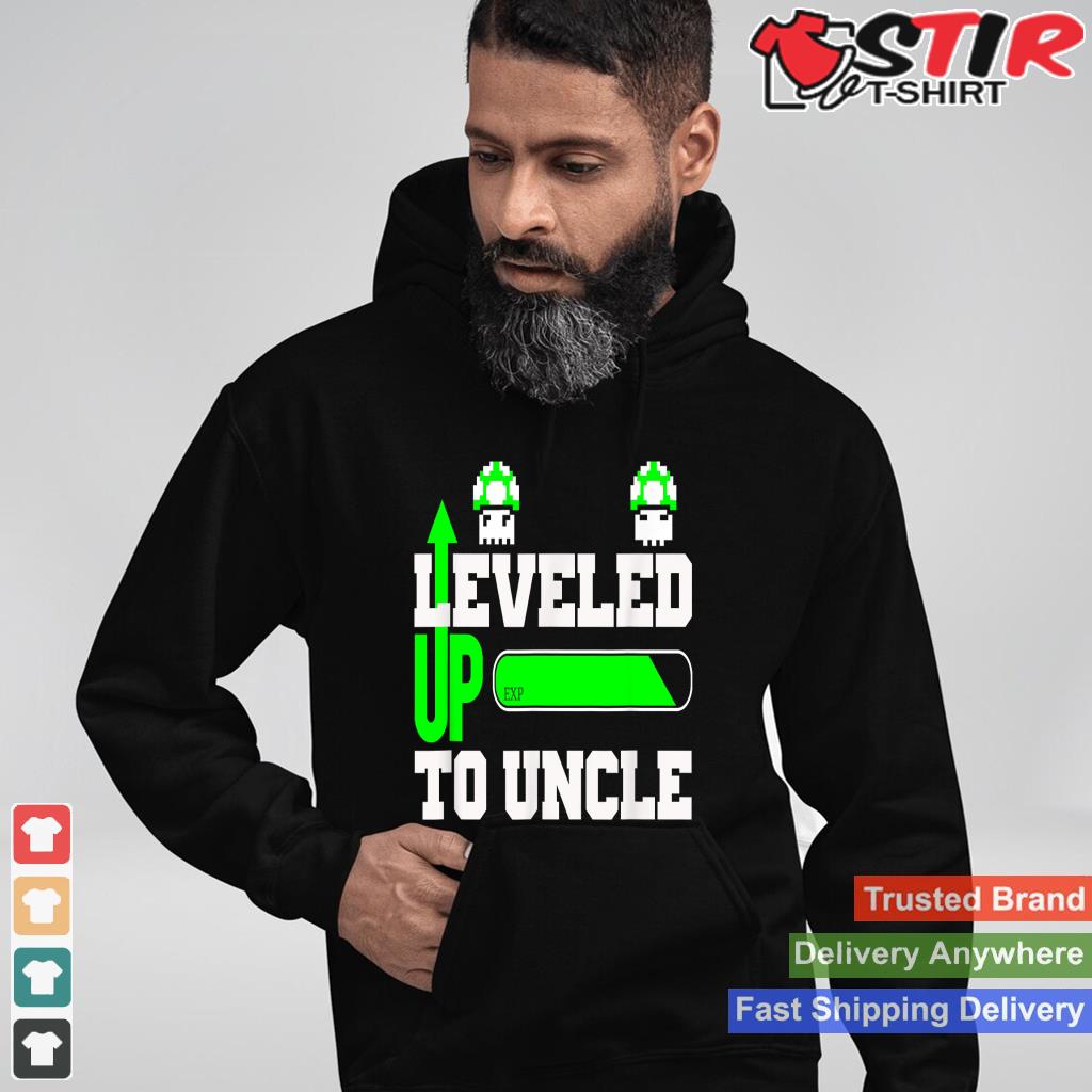 Leveled Up To Uncle New Uncle Retro Grunge Gamer Shirt Hoodie Sweater Long Sleeve