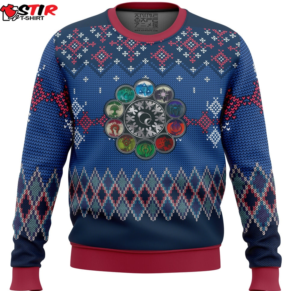 Magic The Gathering Ravnica Ugly Christmas Sweater Stirtshirt