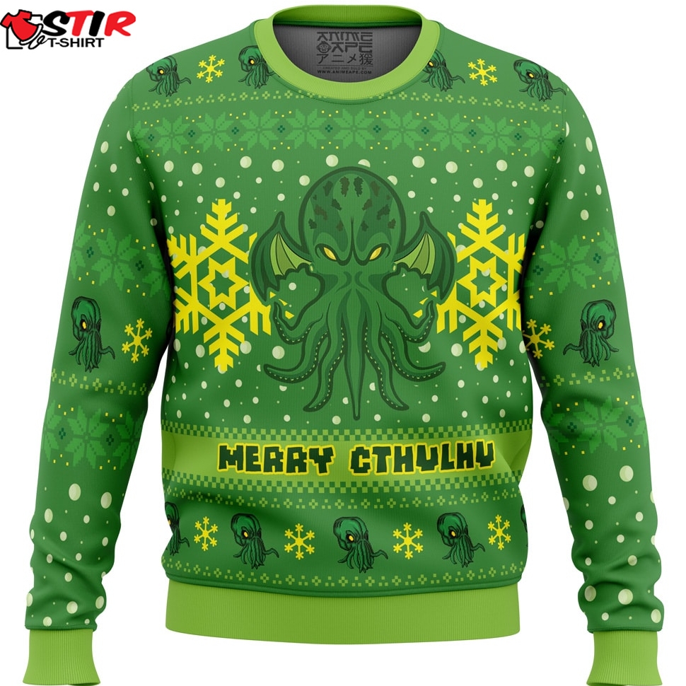 Merry Cthulhu Ugly Christmas Sweater Stirtshirt