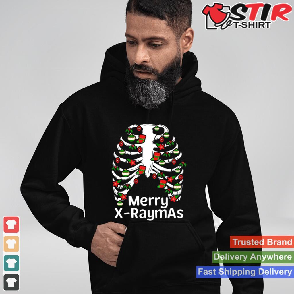 Merry X Ray Mas Radiology Tech Christmas Shirt Shirt Hoodie Sweater Long Sleeve