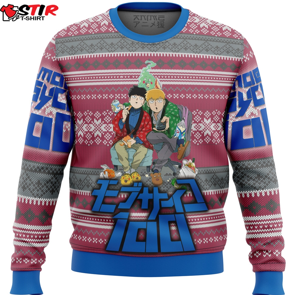 Mob Psycho 100 Alt Ugly Christmas Sweater Stirtshirt