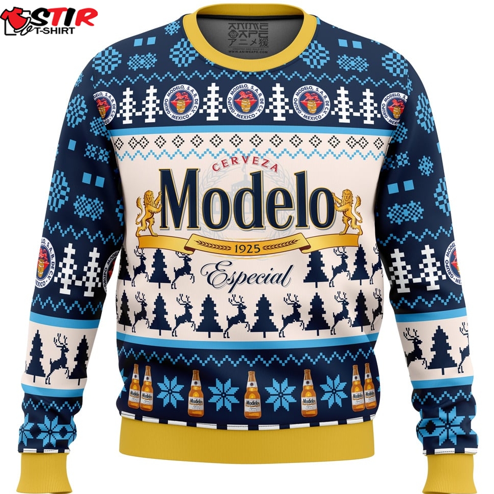 Modelo Especial Beer Ugly Christmas Sweater Stirtshirt