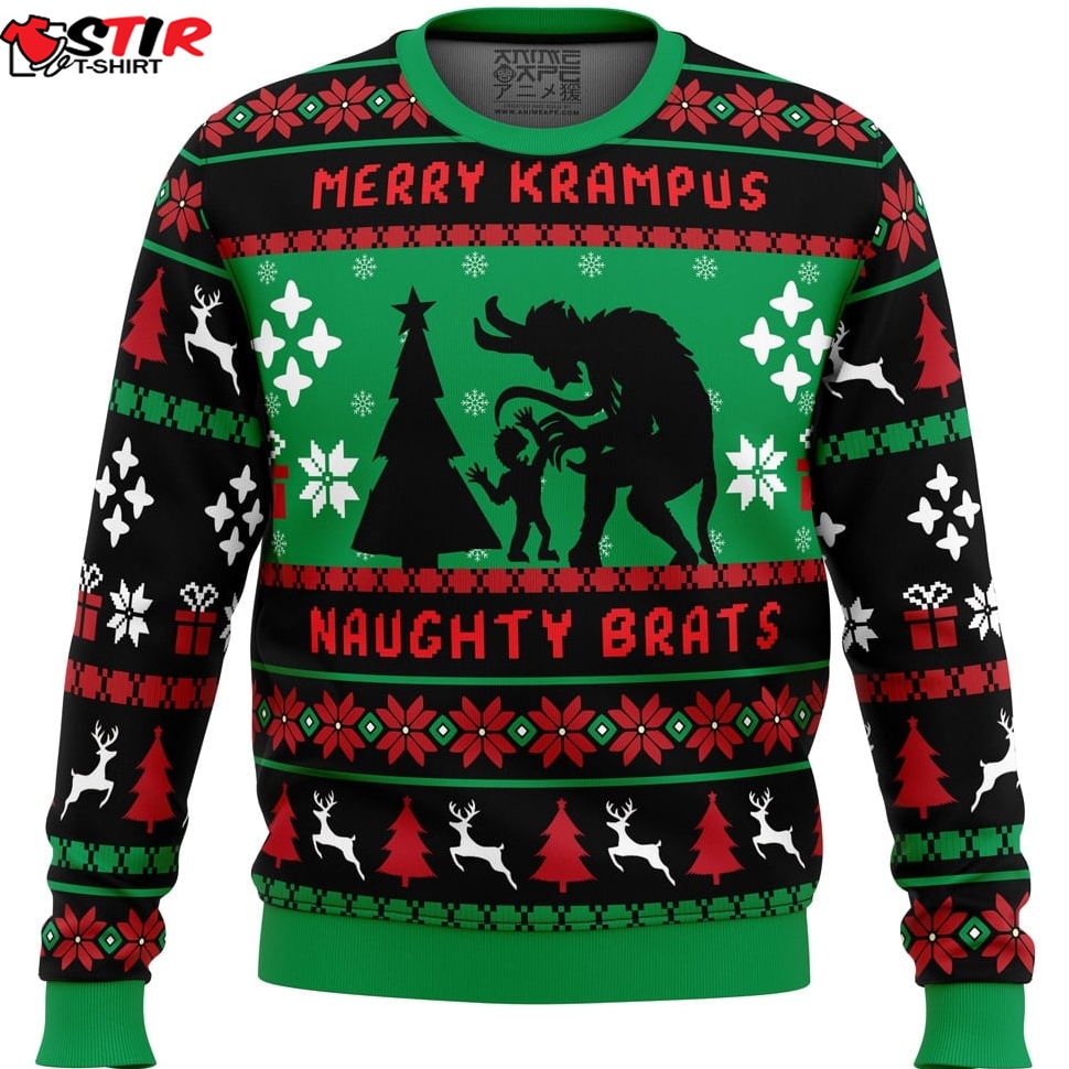 Naughty Brats Krampus Ugly Christmas Sweater Stirtshirt