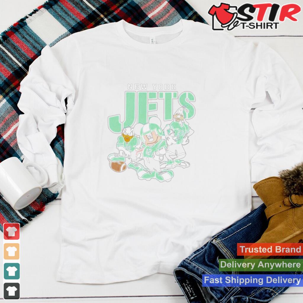 New York Jets Football Mickey Donald Duck And Goofy Football Team Vintage T Shirt Shirt Hoodie Sweater Long Sleeve