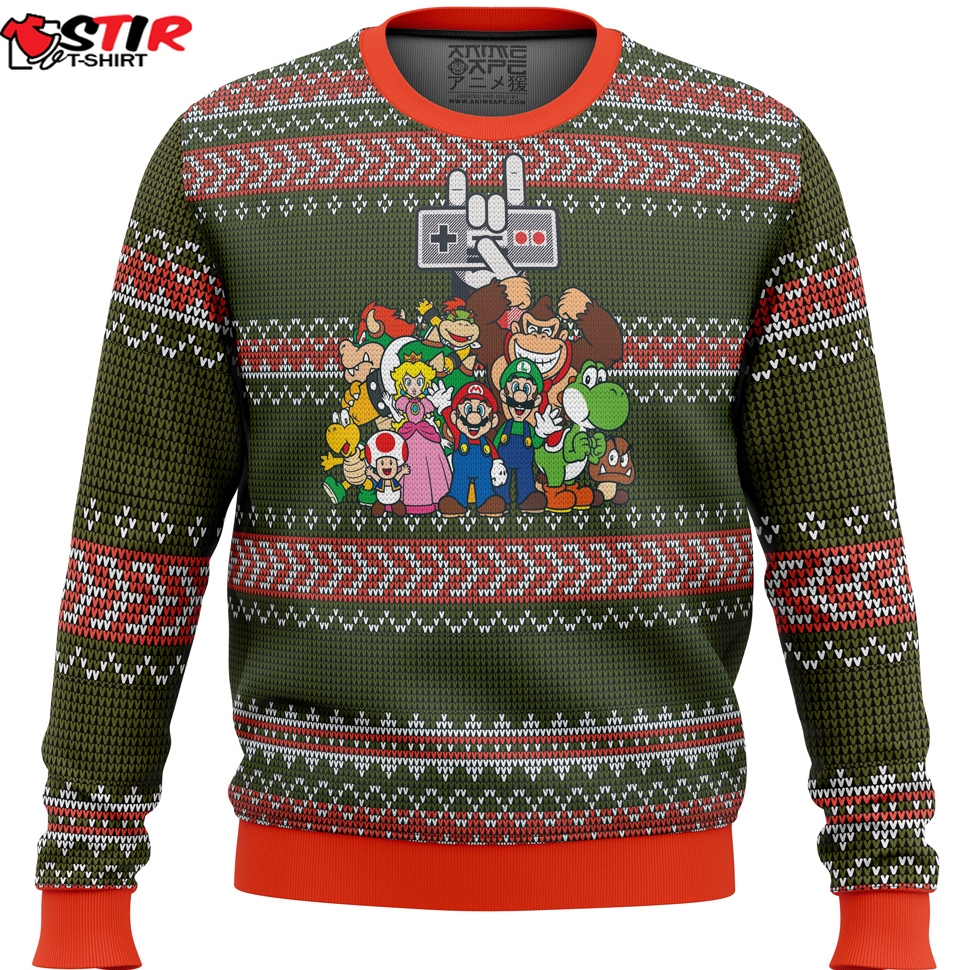 Nintendo Ugly Christmas Sweater Stirtshirt