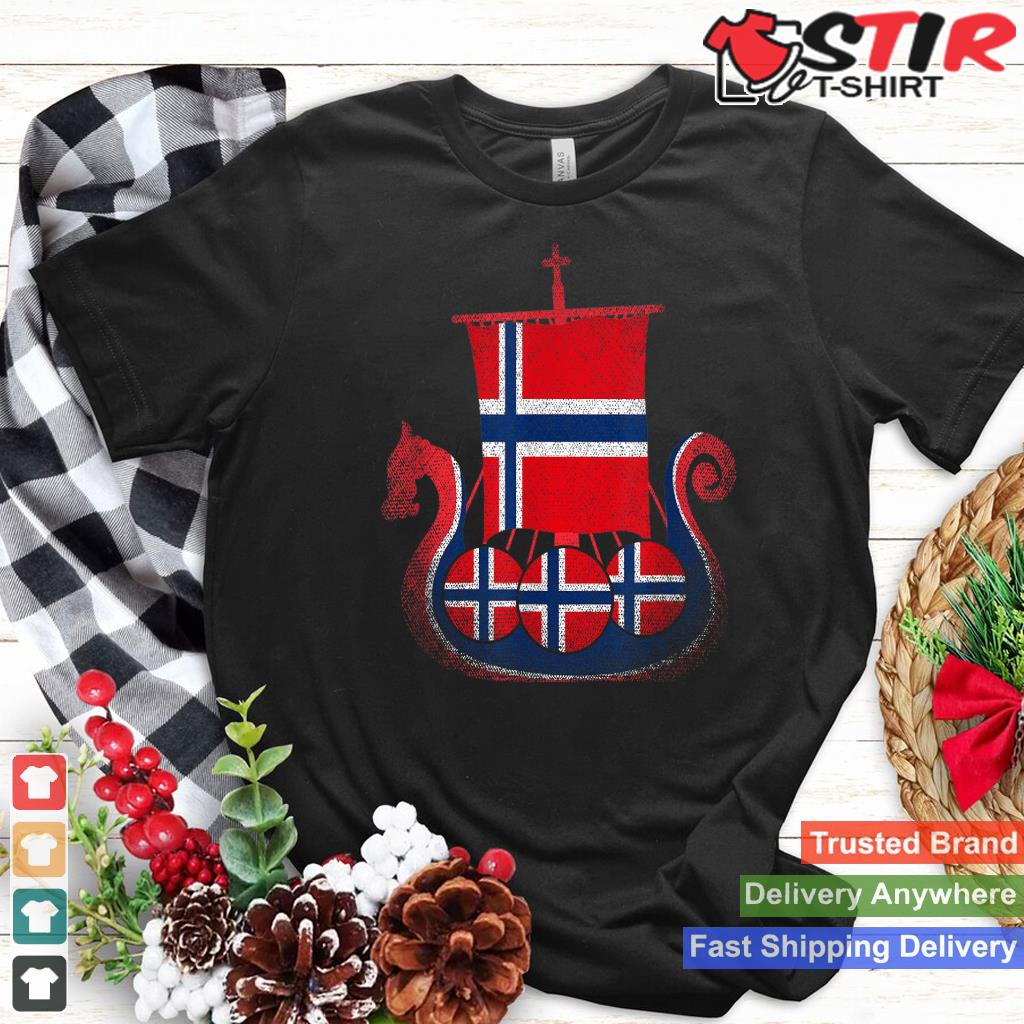 Norwegian Viking Ship Norway Shirt Hoodie Sweater Long Sleeve