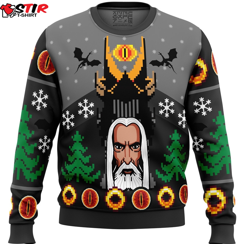 One Christmas To Rule Them All The Lord Of The Rings Ugly Christmas Sweater Stirtshirt