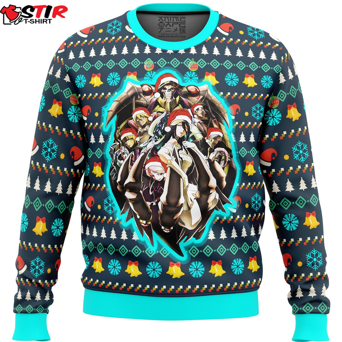 Overlord Master Of The Dark Guild Ugly Christmas Sweater Stirtshirt