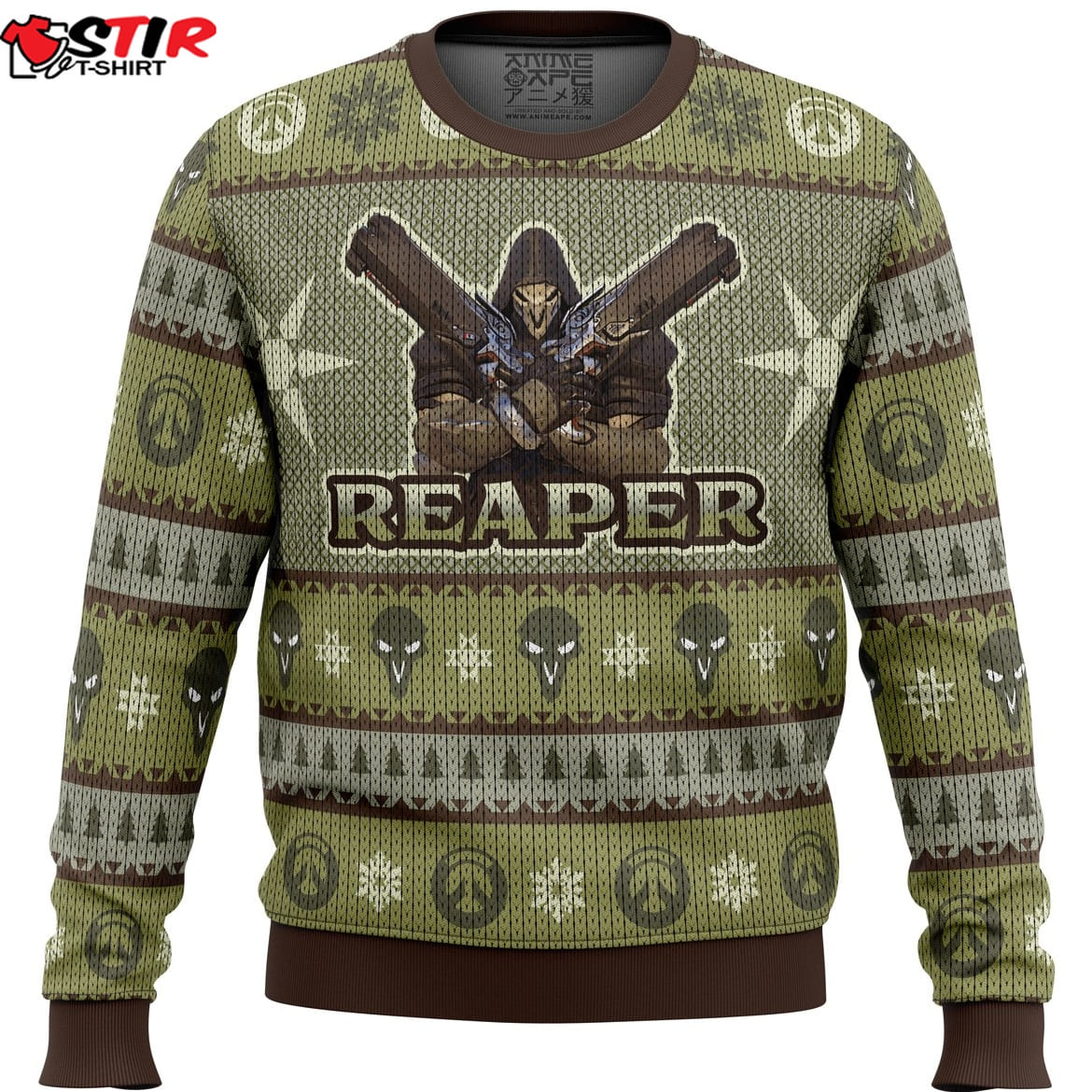 Overwatch The Reaper Ugly Christmas Sweater Stirtshirt
